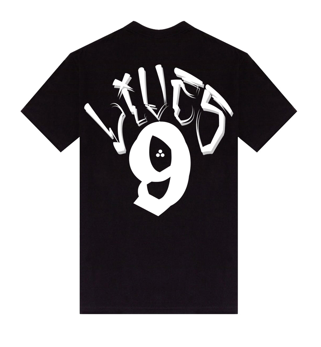 9LIVES OG LOGO S/S BLACK