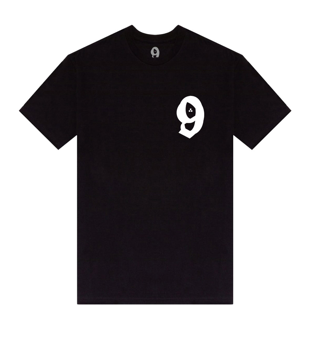 9LIVES OG LOGO S/S BLACK