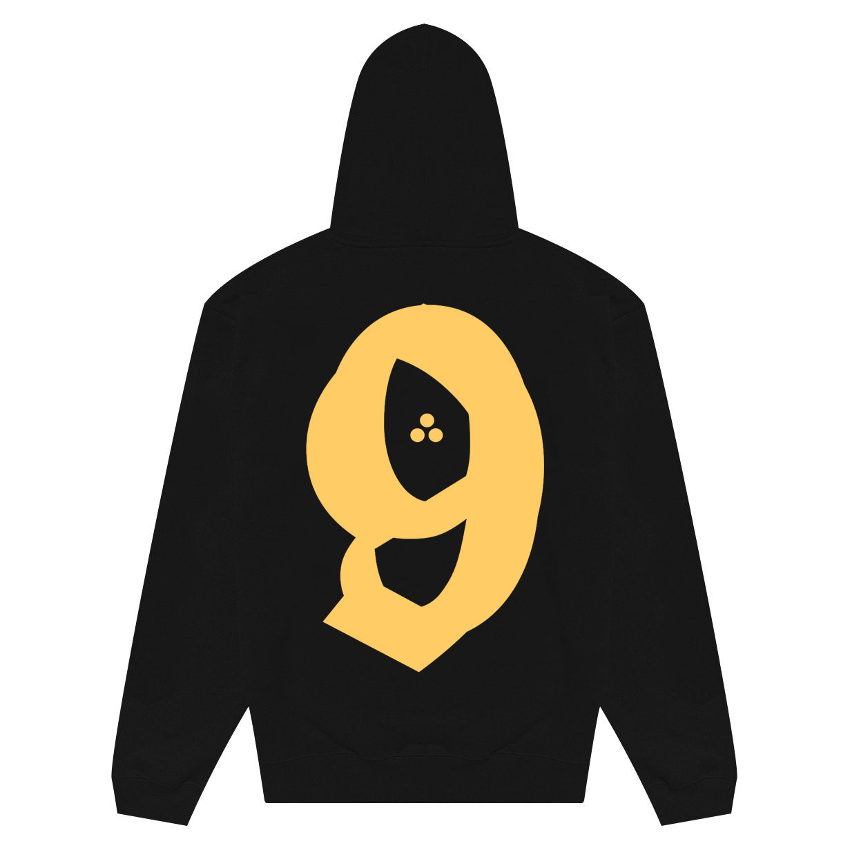 CRACKED PULLOVER HOODIE BLACK